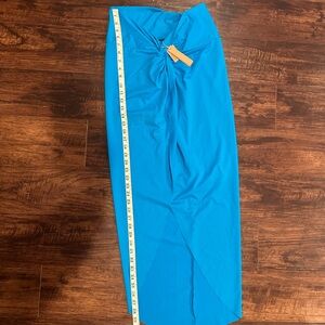 SKIMS Vibrant Blue Swim Sarong skirt